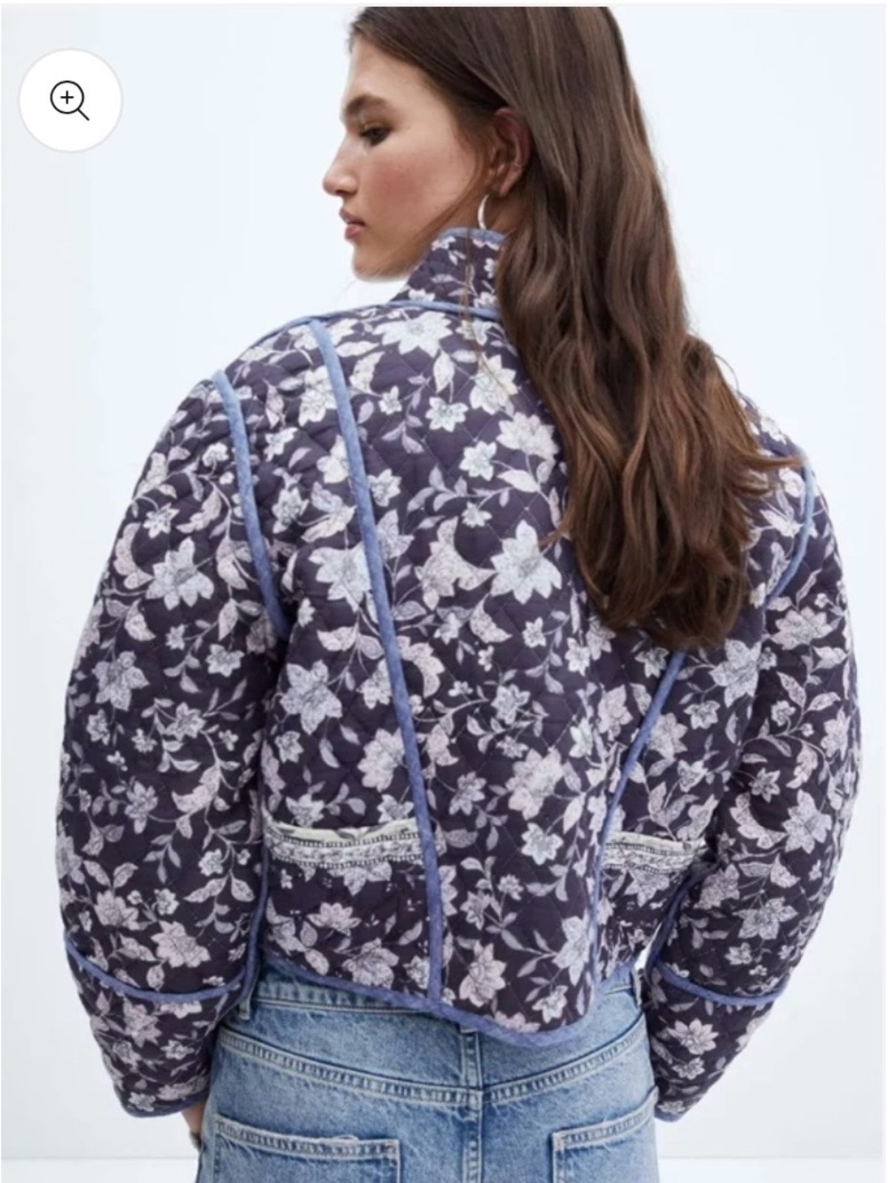 Cato NWT Quilted Jacket Reversible Blue Size 14/16